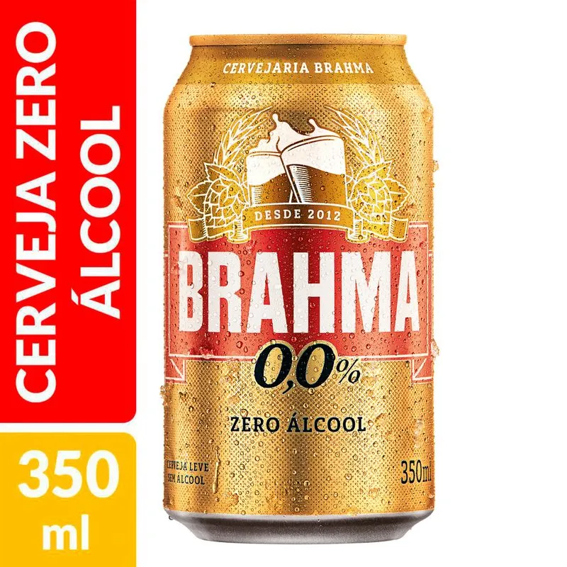 Brahma Chopp Zero Lata 350ml