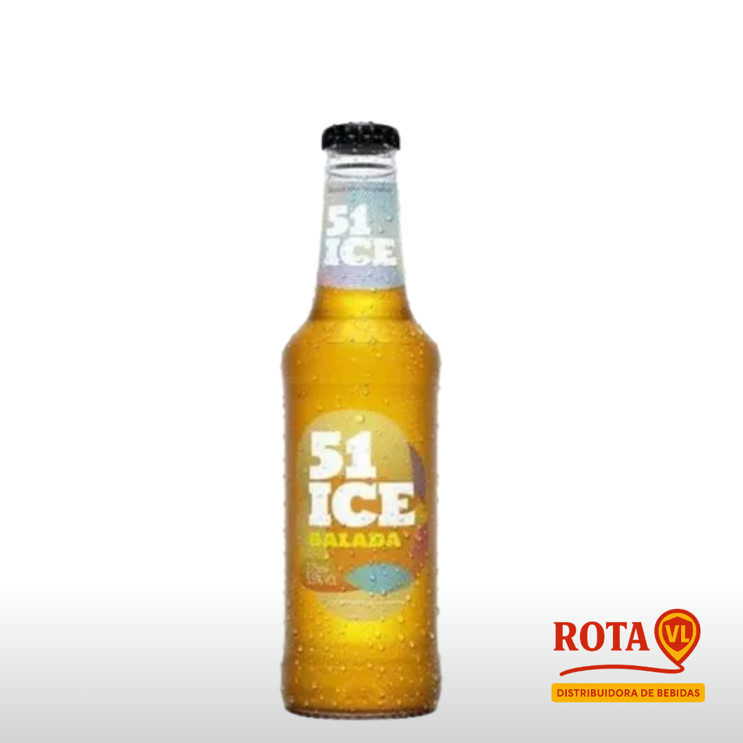 Drink Pronto 51 Ice Balada Garrafa Vidro 275ml