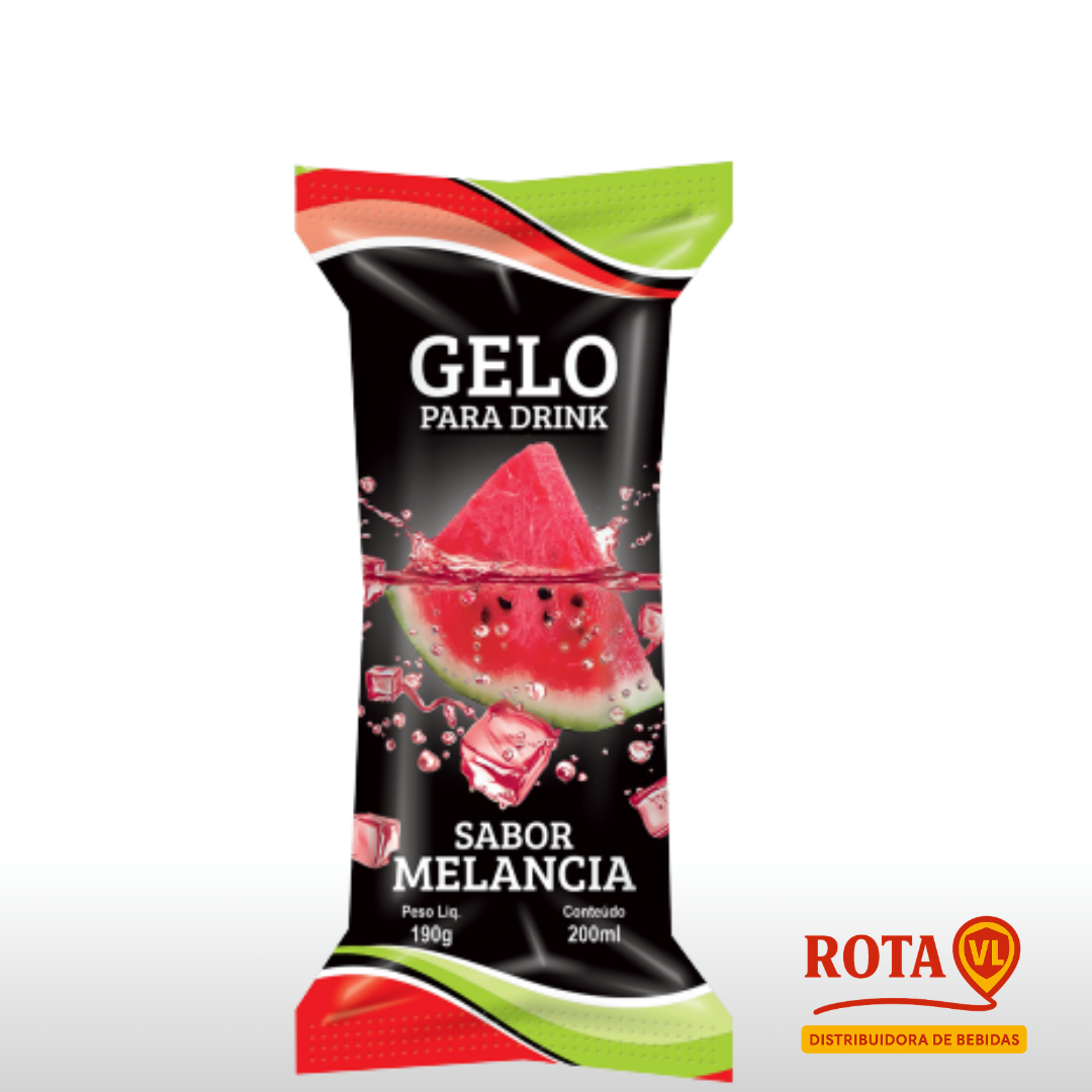 Gelo Para Drink Sabor Melancia 200 ml