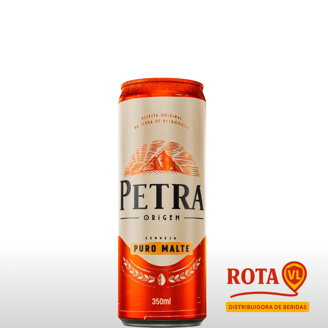Cerveja Petra Puro Malte Lata com 350ml