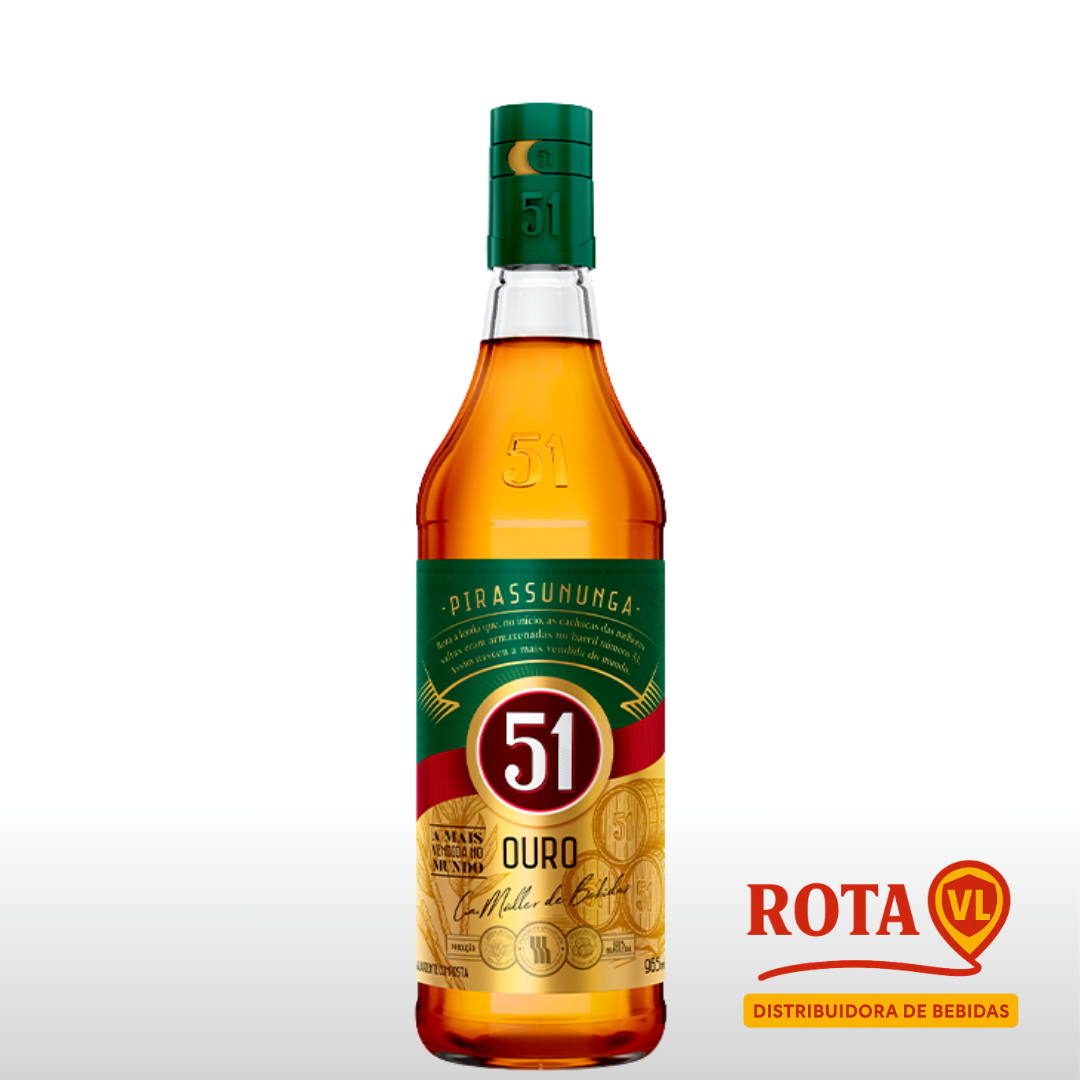 Cachaça 51 Ouro 965ml