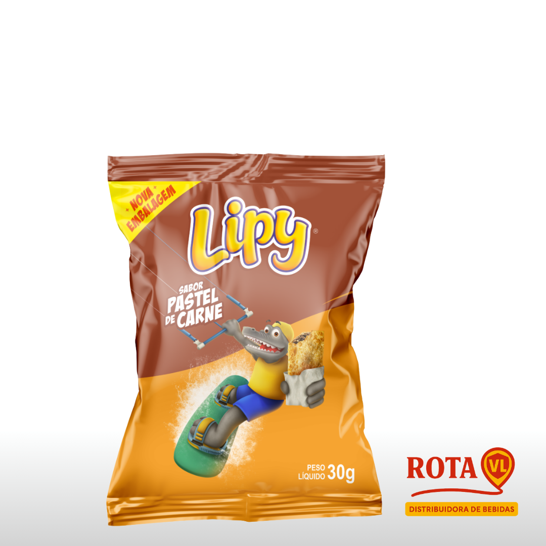 Salgadinho Lipy Sabor Pastel de Carne