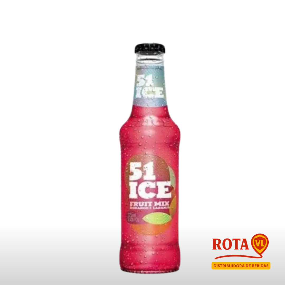 Drink Pronto 51 Ice Fruit Mix Garrafa Vidro 275ml