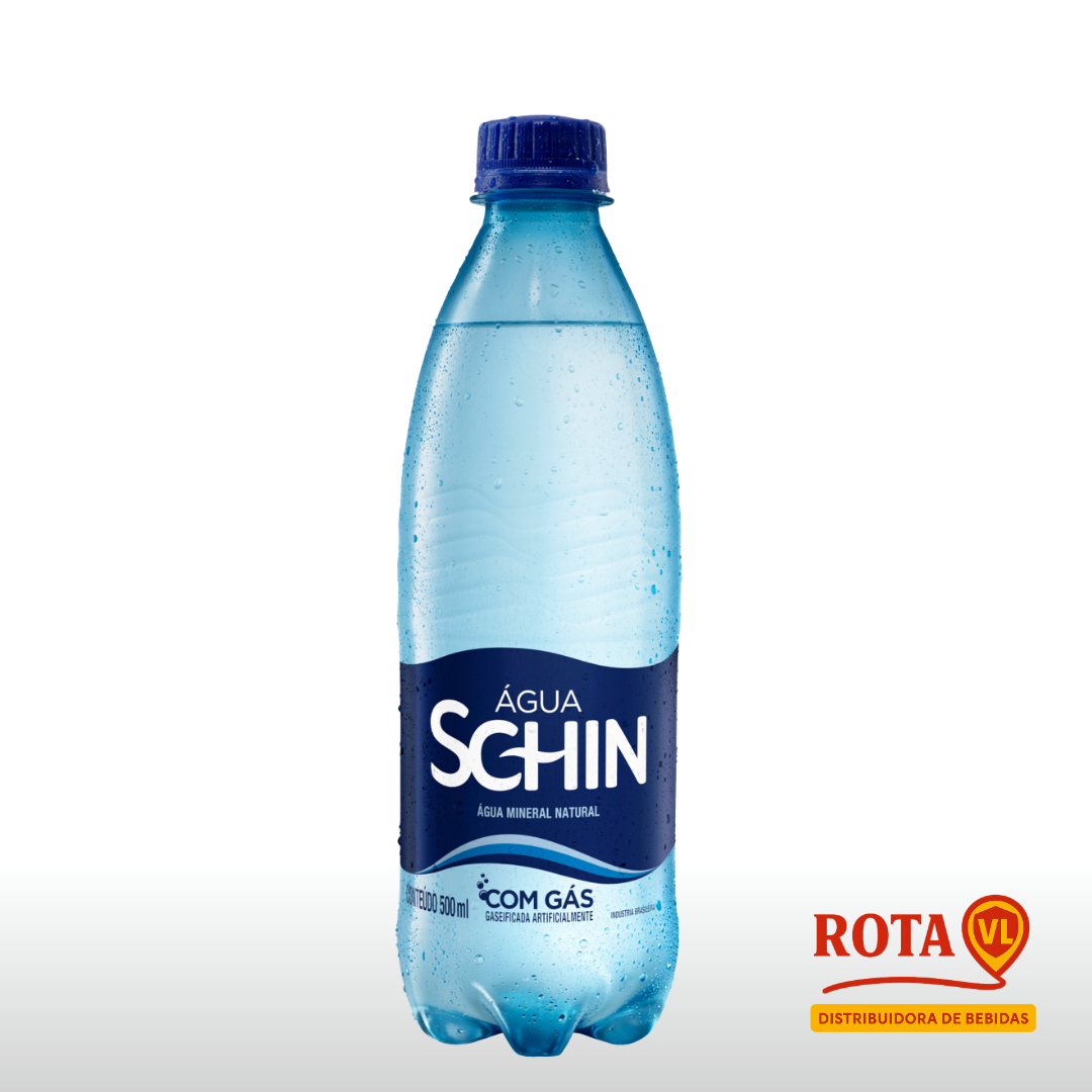 Água Mineral com gás Schin Garrafa 500ml